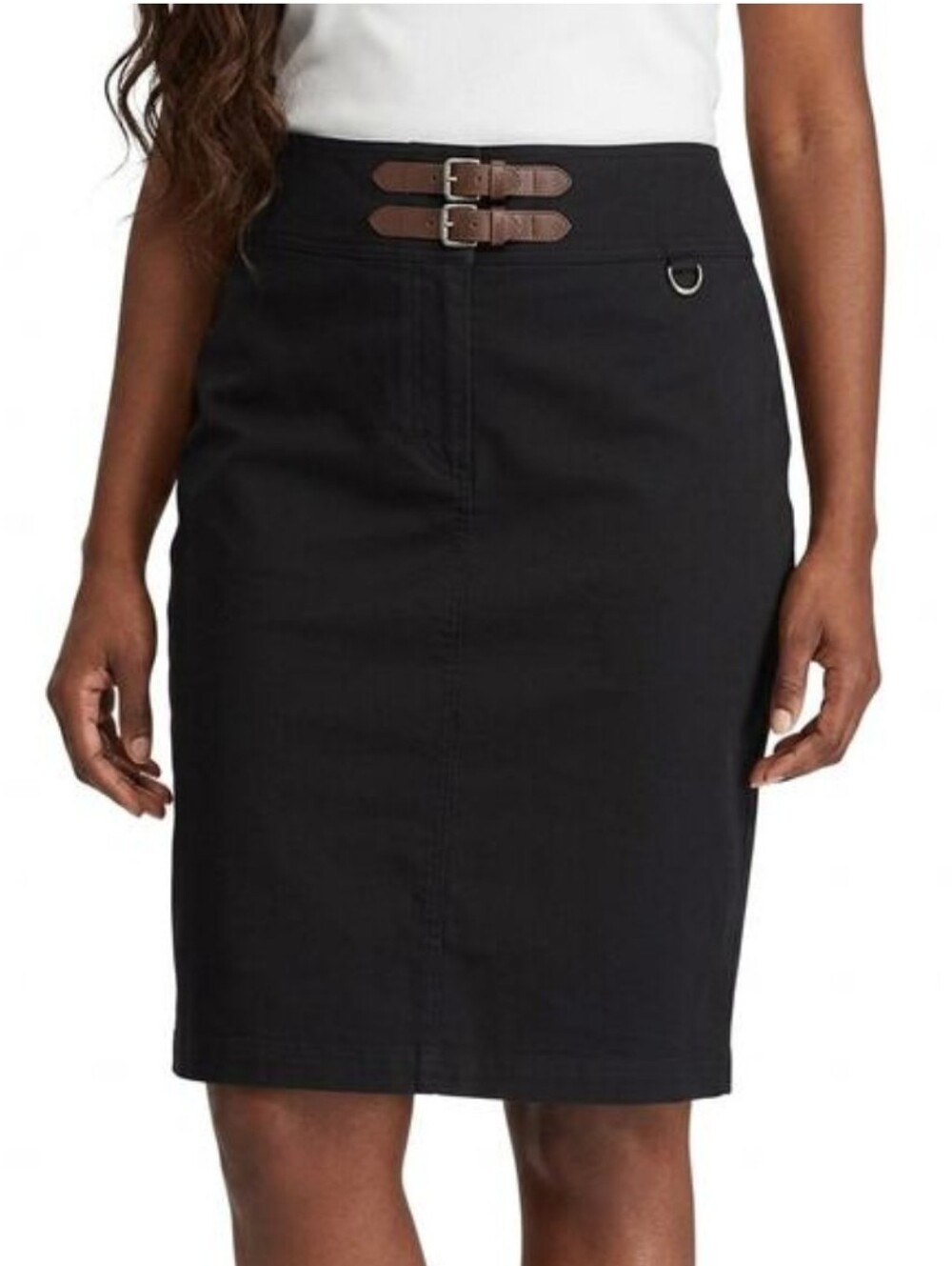 NEW With Tag Lauren Ralph Lauren Voyage Fashion Black Skirt NWT Academia Preppy